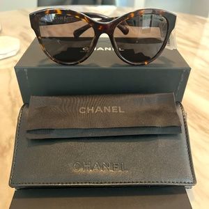 CHANEL Havana Sunglasses (NEW)